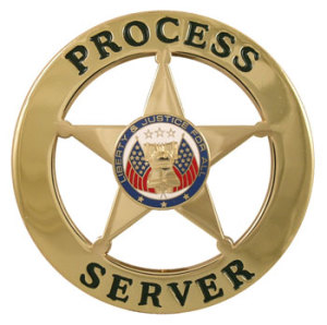 process server badge