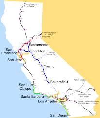 california map with roads