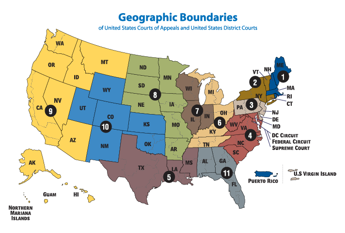 federal judicial circuits